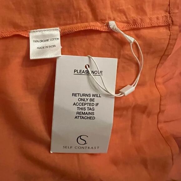 Self Contrast Mavis Mini Dress Persimmon Size XS - Picture 7 of 7